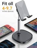 New Universal Device Stand for cell phones, Switch, Ipad, Tablets up to 10 inch with angle & height Adjustment!