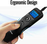 New in box! Canon Intervalometer Wired Digital Camera Remote Shutter Release Controller LCD Timer Control with Cord for Canon EOS Rebel T6 T7 80D 70D 60D 60Da 77D T7i T6i T6s SL2 SL1 T5 T3 T5i T4i T3i T2i EOS R M6 M5