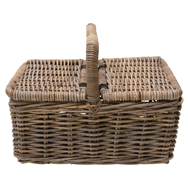 New Wayfair Item! Rattan Picnic Basket by Creative Co-op! Retails $290+