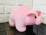 New Plush Pig Money Bank, Pig "OINKS" when you insert Money!