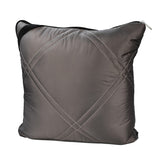 Packable Pillow Blanket - Branded, Grey/Black, Great for picnics, beach, camping, Packs neatly into a zippered square pillow, Retails $65+
