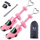 Cyrico Shoe Stretcher Women 4-way Shoe Expander Widener Shoe Tree Shape for Wide Feet, with bonus 12 bunion plugsus