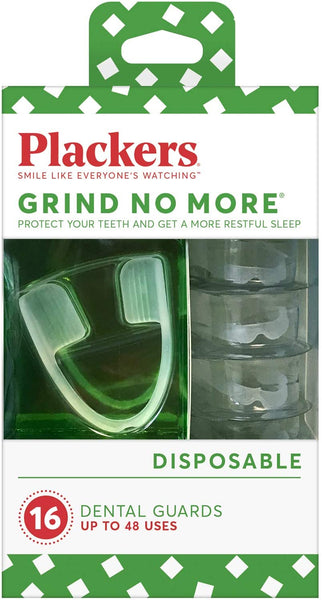 Plackers Grind No More Dental Night Guard for Teeth Grinding, 16 Count