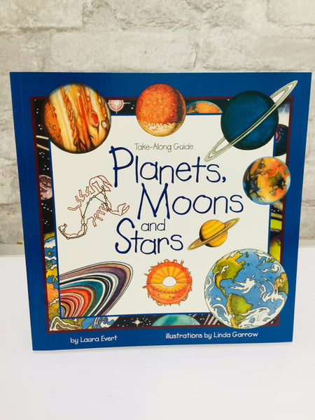Brand new Planets, Moons and Stars, PAPERBACK TAKE ALONG GUIDE, 48 Pages!