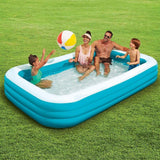 New in box! Play Day 10 foot family pool! 10'L x 6'W x 22"H! Easy to set up and take down