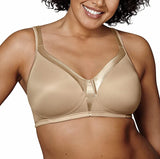 New Playtex Women’s 18 Hour Sensational Sleek Wirefree Full Coverage Bra in Nude, Sz 46DD