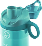 New Pogo BPA-Free Plastic Water Bottle with Chug Lid, Blue Atoll, 32 oz