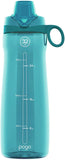 New Pogo BPA-Free Plastic Water Bottle with Chug Lid, Blue Atoll, 32 oz