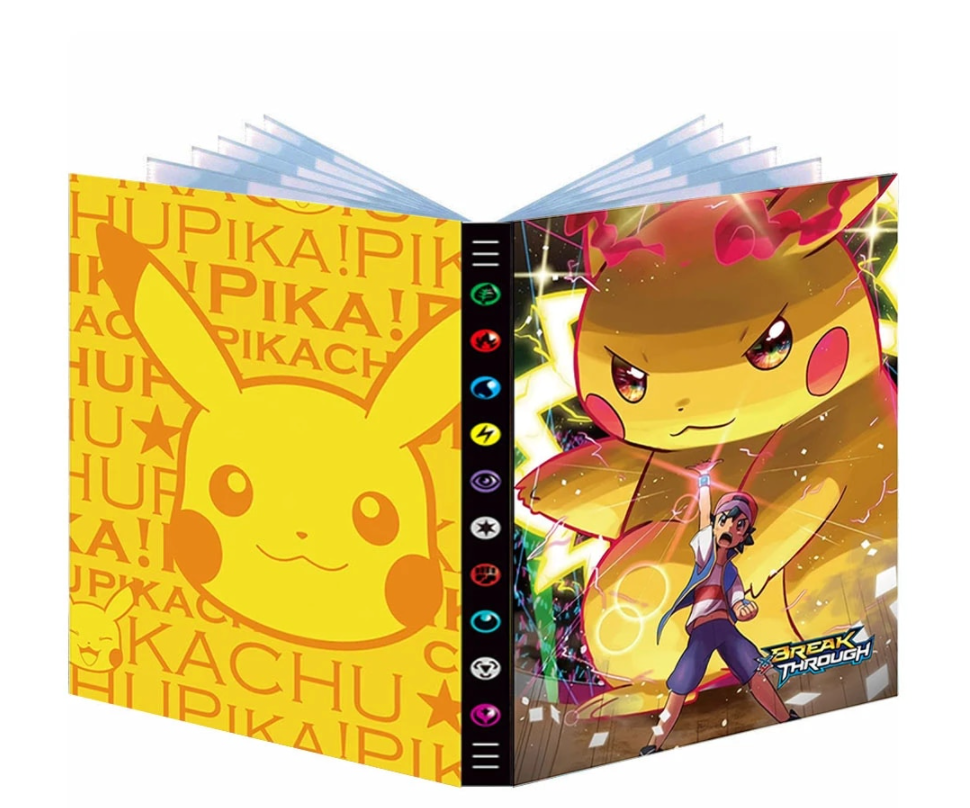 New 9 Pocket Trading Card Soft Sided Binder Holder , Card Album Folder