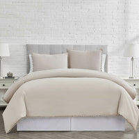 Brand new King/Cal. King Duvet Cover + 2 Shams Brunelle Classic Pre-Washed Fabric Duvet Cover Set!