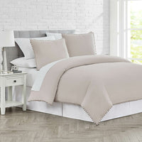 Brand new King/Cal. King Duvet Cover + 2 Shams Brunelle Classic Pre-Washed Fabric Duvet Cover Set!