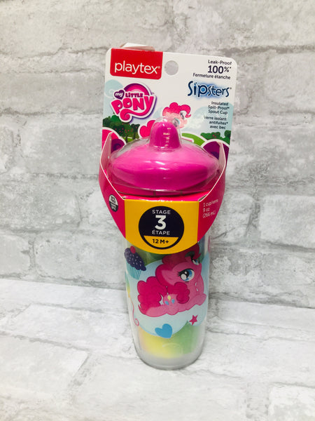 Playtex Baby Sipsters Stage 3 My Little Pony Insulated Sippy Cup