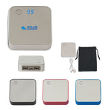 Portable Dual-Port Charger, Black - 7800 mAh ion grade-A non-recycled battery and features two 5-volt USB outlets