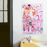 Omy Giant Colouring Poster Lily - Retails $24+