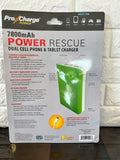 Pro Charge Power 7800mAh Power Rescue Dual Cell Phone & Tablet Charger! Retails $50+