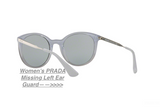 Brand new Women's Grey PRADA Sunglasses Prada Cinema PR 17SS (UFV3C2) Missing left side behind ear guard! Retails $340+