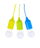 Battery Operated LED Pull Down Light Bulb (Pack of 3)! Super bright LED Pull Down Light Bulb requires no electric cords and can hang just about anywhere