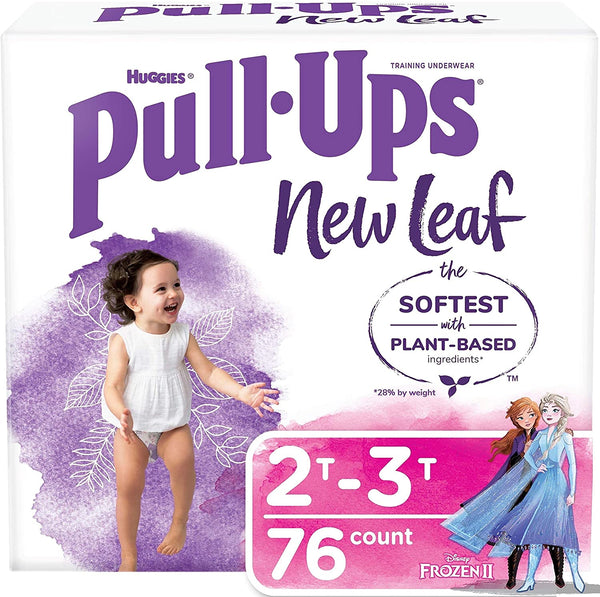 Pull-Ups New Leaf Girls' Potty Training Pants Training Underwear, 2T-3 –  The Warehouse Liquidation