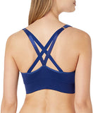 Brand new PUMA Women's Women's Seamless Ombre Star Bra, Blue with gold logo, Sz M!