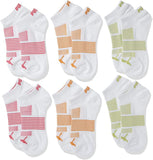 New PUMA Women's 6 Pack Low Cut Socks, shoe size 5-9.5! Includes 2 of each Vibrant colours!