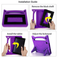 Tablet Case for Kids-Shock Proof Light Weight Kid Proof Case Purple