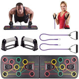 Push Up Board System with Pull Rope,13 in 1 Body Building Exercise Tools Workout Push-up Stands, Multi-Function Portable Bracket Board Push Up Training System, Retails $80+