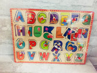 Brand new Children's Wooden Puzzle! Alphabet!  8 Piece