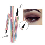 New in package! 1Pcs QIC Starry Sky Eyeliner Pencil Black Quick Dry 36H Lasting Waterproof Smooth Liquid Eyeliner! Retails $29+
