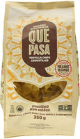 Set of 3 Large Bags QUE PASA Unsalted Tortilla Chips, 350g, Best before Jan 21,2021