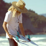 Brand new with tags! Quiksilver Men's Pierside Straw Hat, Natural with Red Logo! L/XL!