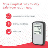 New in box! Corentium Home by Airthings, Radon Gas Detector, Canadian Version in Bq/m! Retails $230+