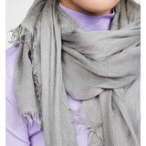 Rag & Bone Women's Buckley Lurex Scarf - Grey-Oversized! Has some small imperfections in the knit not noticeable when wearing, 2 small holes where tag was attached, Retails $195+