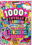 New Fashion Angels 1000+ Totally Rainbow Colorful Stickers for Kids - Fun Craft Stickers for Scrapbooks, Planners, Gifts and Rewards, 40-Page Sticker Book for Kids Ages 6+ and Up, Multi