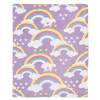 New Mainstays Kids Ultra Soft Rainbow Throw Blanket, 40"X50"