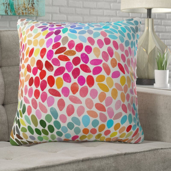 New Wayfair Englert Rain 6 Colour Indoor Outdoor Throw Pillow, 16"X16", Retails $55+