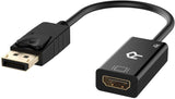 New in box! Rankie DisplayPort (DP) to HDMI Adapter, 4K Resolution Converter with Audio, Black