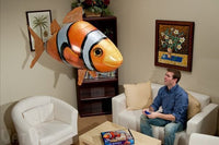 Amazing Massive Remote Controlled Flying Clown Fish! Great Indoor Fun!