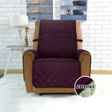 Brand new Easy-Going Recliner Sofa Slipcover Reversible, Water Resistant with Elastic Straps, (Recliner,Wine/Beige)