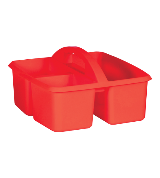 New set of 3 Red Plastic Storage Organization Caddies! Handy Caddy for your candy, markers, calculators, spices, packets etc. Great to use for Easter Baskets!