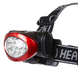 New MultiTech 10 Led Headlamp, 30 lumens of output, 8 super bright white LED lights, and 2 red blinking LED lights! BLUE