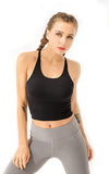 Brand new Redqenting Women's Medium Support Seamless Workout Sports Bra, Sz XL (8-10) Black