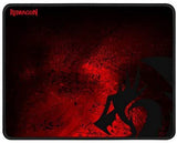 Redragon P016 Gaming Mouse Pad, Large 13 x 10.2 x 0.1 Inches, Stitched Edges, Waterproof, Black Red Dragon Design, Pixel-Perfect Accuracy Optimized for All MMO Computer Mouse Sensitivity and Sensors (13x10.2x0.1 Inches XXL)