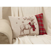 Great Quality Shearer Reindeer Decorative Lumbar Pillow! Retails $76+
