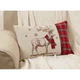 Great Quality Shearer Reindeer Decorative Lumbar Pillow! Retails $76+
