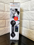 SoundLogic Retro Phone Cell Phone Handset Attachment (White)