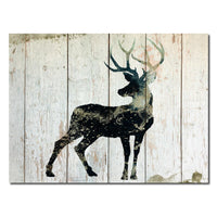 Retro Deer - Wrapped Canvas Print 12"X16" Retails $63+ on Sale!