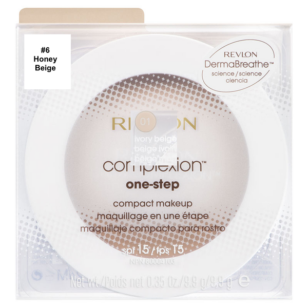 New Revlon  New Complexion One Step Makeup Compact in Honey Beige!