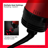 New REVLON One-Step Hair Dryer & Volumizer Hot Air Brush, Red
