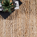 nuLOOM TAJT03 Handwoven Rigo Jute Area Rug Runner, 3 Ft X 5 Ft', Natural, Hand Made in India!