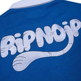 New  Rip N Dip RIPNTAIL long sleeve polo shirt in navy and white., Sz S! Retails, $90+